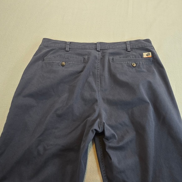 40 Grit Duluth Trading Co Mens Chino Pants Navy Blue Standard Fit 38x30 Stretch - Picture 5 of 5